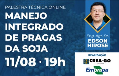 crea-e-embrapa-promovem-palestra-sobre-manejo-integrado-de-pragas-da-soja