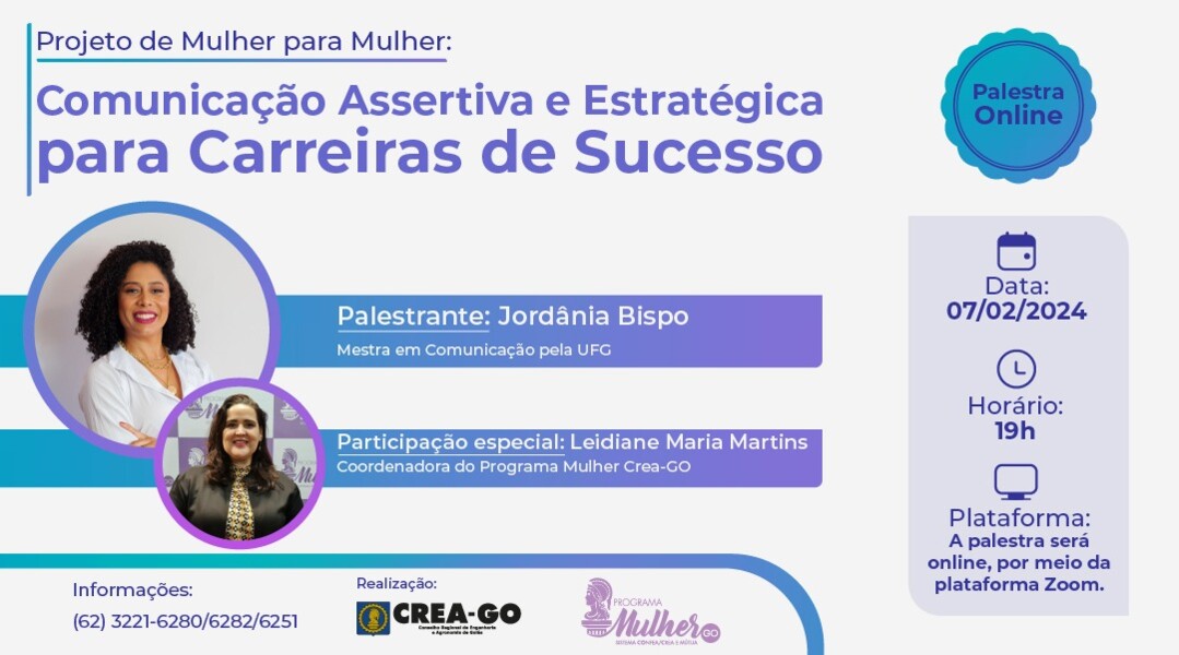 crea-go-lanca-projeto-de-mulher-para-mulher-com-palestra-sobre-o-fortalecimento-das-mulheres-no-mercado-de-trabalho